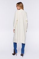 Women's Open-Front Longline Cardigan Sweater