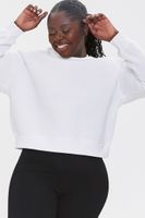 Women's Fleece Sweatshirt Cream,