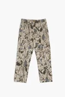 Kids Camo Print Slim-Fit Pants (Girls + Boys) Taupe,