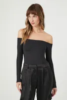 Women's Contour Off-the-Shoulder Crop Top