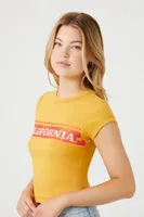 Women's California Graphic Baby T-Shirt