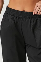 Women's Active Checkered Joggers in Black Large