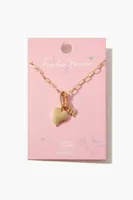 Women's Frasier Sterling Initial Necklace in Gold/Z