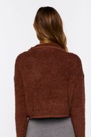 Women's Fuzzy Half-Zip Sweater