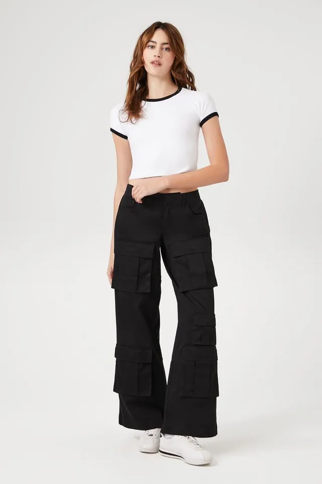 Josie Twill Cargo Straight Leg Pants