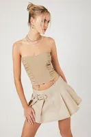 Women's Toggle Drawstring Tube Top