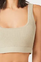 Women's Sweater-Knit Cropped Tank Top Goat