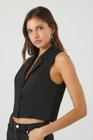 Women's Sleeveless Poplin Top