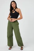 Women's Compact Ribbed Knit Crop Top