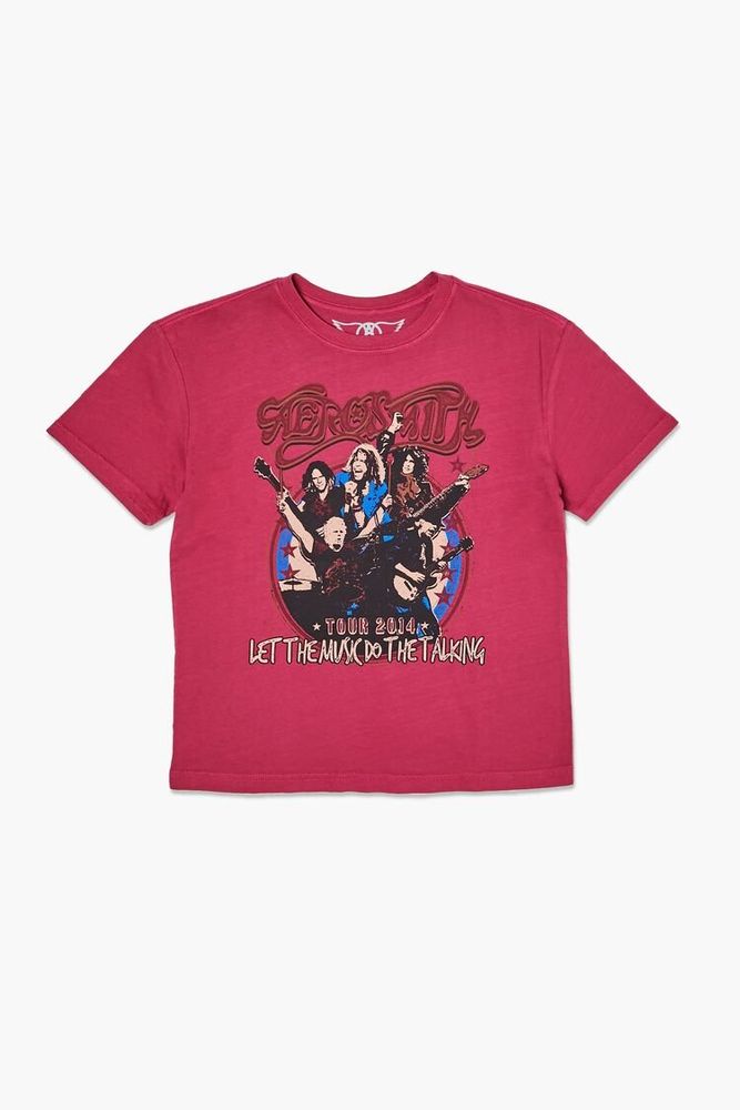 Girls Aerosmith Graphic T-Shirt (Kids) in Red, 11/12