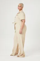 Women's Tie-Front Jumpsuit