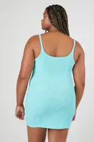 Women's Bodycon Mini Dress Turquoise,