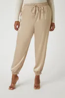 Women's Satin Joggers Champagne,