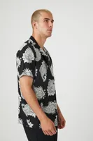 Men Rayon Paisley Print Shirt