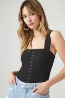 Women's Button-Front Tank Top