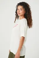 Women's DARE Graphic T-Shirt in Cream Small