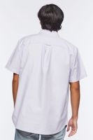 Men Cotton Pocket Shirt in Lavender Medium