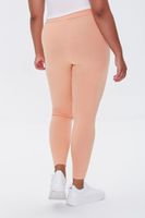 Women's Basic Organically Grown Cotton Leggings Peach,