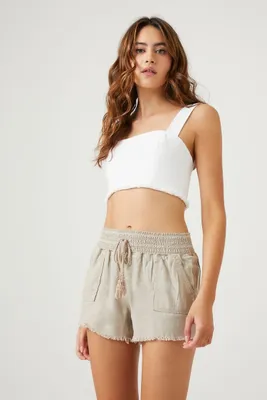 Women's Tassel Drawstring Shorts