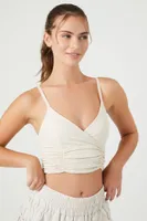 Women's Active Seamless Cropped Cami in Birch Medium