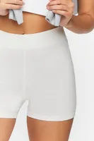 Women's Organically Grown Cotton Hot Shorts in White Large