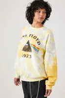 Women's Pink Floyd Graphic Pullover in Pink, M/L