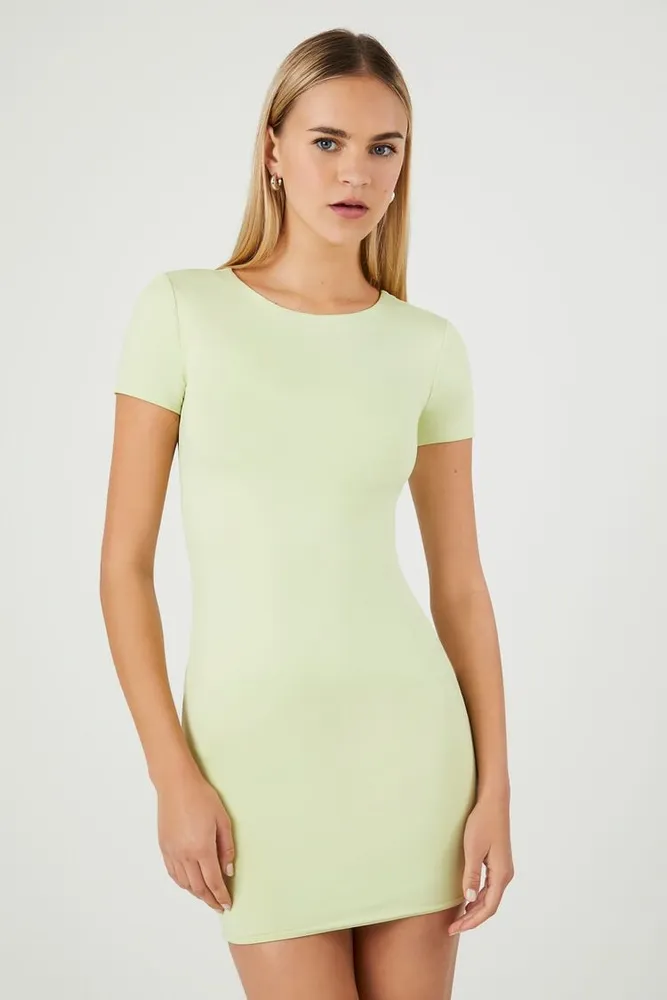 Women's Contour Reversible Mini Dress Pistachio/Olivine