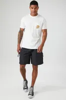 Men Cargo Drawstring Shorts