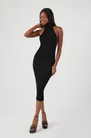 Women's Turtleneck Bodycon Midi Dress