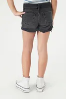 Girls Distressed Denim Shorts (Kids)