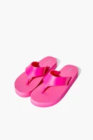 Women's Thick Flip Flops in Hot Pink Small