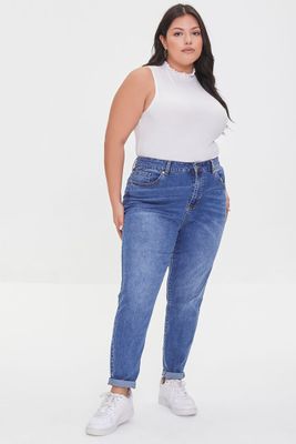 Women's High-Rise Skinny Jeans in Medium Denim, 14