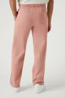 Men Pocket Drawstring Sweatpants in Mauve Large