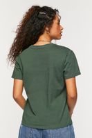 Women's New York Short-Sleeve Graphic T-Shirt in Green Medium