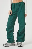 Women's Toggle Drawstring Joggers in Hunter Green Medium