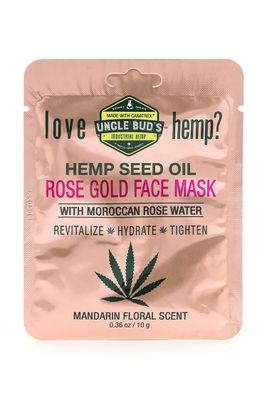 Uncle Buds Rose Gold Face Mask in Mandarin Floral