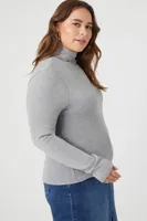 Women's Lettuce-Edge Turtleneck Top