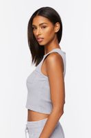 Women's Thermal Lounge Tank Top in Shadow Grey Medium