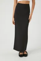 Women's Zip-Slit Maxi Skirt