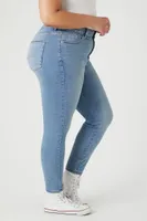 Women's Skinny High-Rise Jeans in Medium Denim, 18