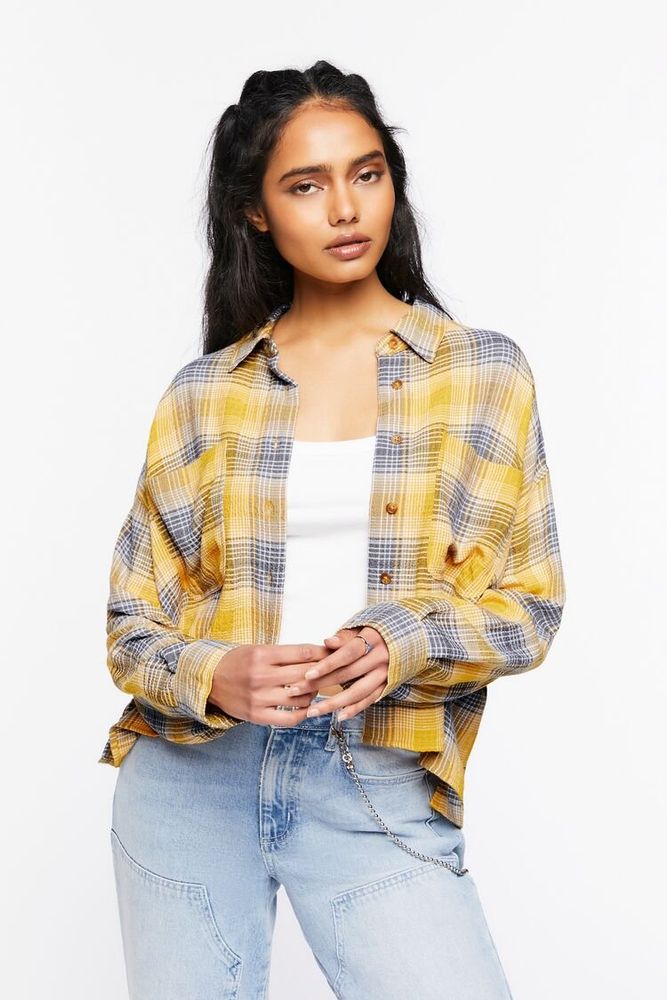 forever 21 checkered shirt