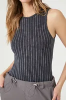 Women's Seamless Ribbed Knit Bodysuit