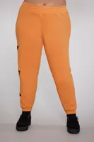 Women's Skeleton Badtz-Maru Joggers in Orange, 1X