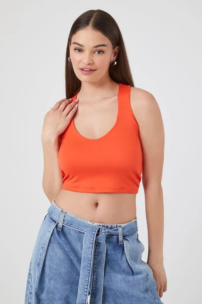 Women's Crisscross Cropped Tank Top