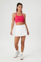 Women's Seamless Strappy Sports Bra in Hibiscus Medium