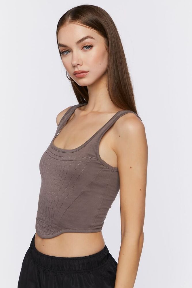 corset crop top forever 21