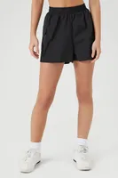 Women's Pull-On Cargo Shorts in Black, XL