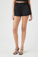 Women's Drawstring Paperbag Pull-On Shorts