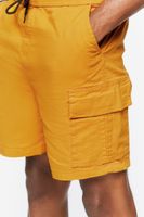 Men Drawstring Cargo Shorts