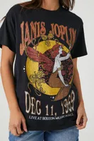 Women's Prince Peter Janis Joplin Graphic T-Shirt in Black Medium